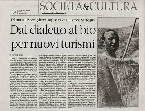 Article in Cosenza