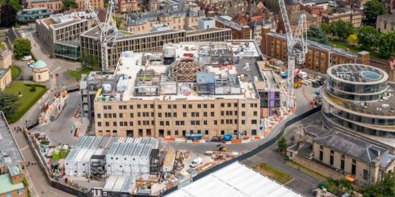 aerial view of Schwarzman