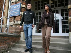 Students outside the Clarendon Institute
