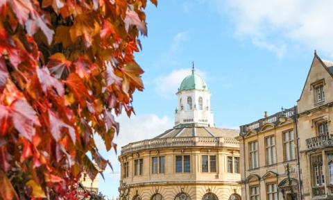 Sheldonian Theatre in autumn