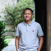 G. Rajeg at the Harris Manchester College, University of Oxford (August 2023)