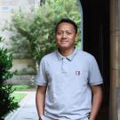 G. Rajeg at the Harris Manchester College, University of Oxford (August 2023)